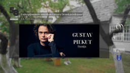 Duński pianista Gustav Piekut poster