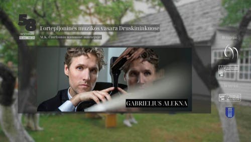 Recital by pianist Gabrielius Alekna poster