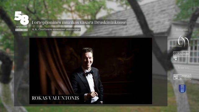 Recital Rokasa Valuntonisa, laureata Konkursu im. M. K. Čiurlionisa