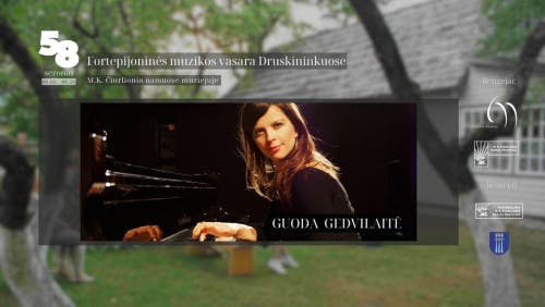 Recital by pianist Guoda Gedvilaitė poster