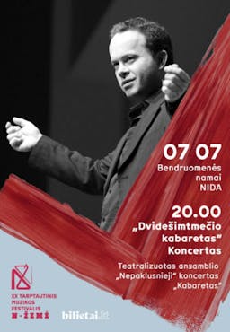 International Music Festival ''N žemė'' 2024 / ''Twentieth Anniversary Cabaret'' | Concert poster