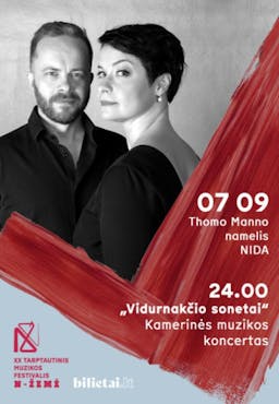 Międzynarodowy Festiwal Muzyczny "N žemė" 2024 / Sonety o północy | Koncert muzyki kameralnej poster