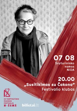 ''Susitikimas su Čakona'' | Festivalio klubas poster