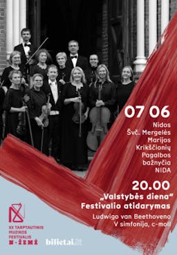 International Music Festival ''N žemė'' 2024 / ''State Day'' | Festival opening poster