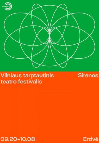 Vilnius International Theater Festival Sirenos 2024 poster