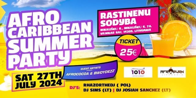 Afro Caribbean Summer Party 2024