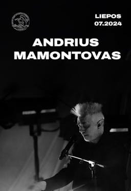 Andrius Mamontovas acoustic concert poster