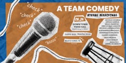 Otwarty mikrofon "A Team comedy" poster