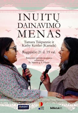 Inuitų dainavimo menas: Tamara Takpannie ir Kathy Kettler (Kanada)„Arnakulit“ poster