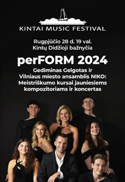 PerFORM 2024 | Meistriškumo kursų baigiamasis koncertas poster