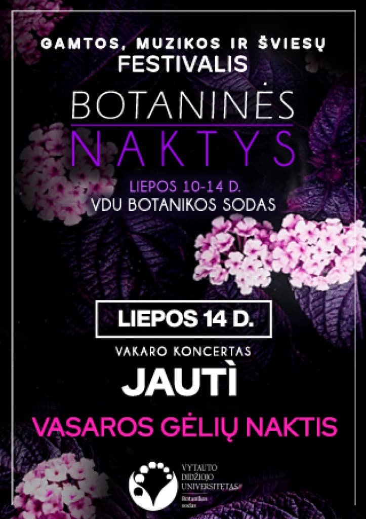 VASAROS GĖLIŲ NAKTIS | JAUTÌ