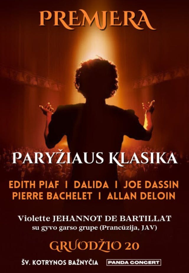 Paryžiaus klasika I Violette Jehannot De Bartillat su gyvo garso grupe (Prancūzija, JAV)