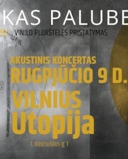 Markas Palubenka akustinis koncertas ir vinilo plokštelės... poster