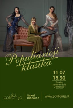 „Lietuvos balso“ finalistės DIAMANTI TRIO poster