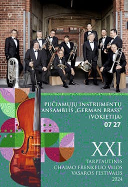 Pučiamųjų instrumentų ansamblis iš Vokietijos „German Brass“. poster