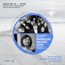 Ansamblio MUSICA HUMANA 50-mečiui poster