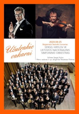 Sergej Krylov ir Lietuvos Nacionalinis simfoninis orkestras poster
