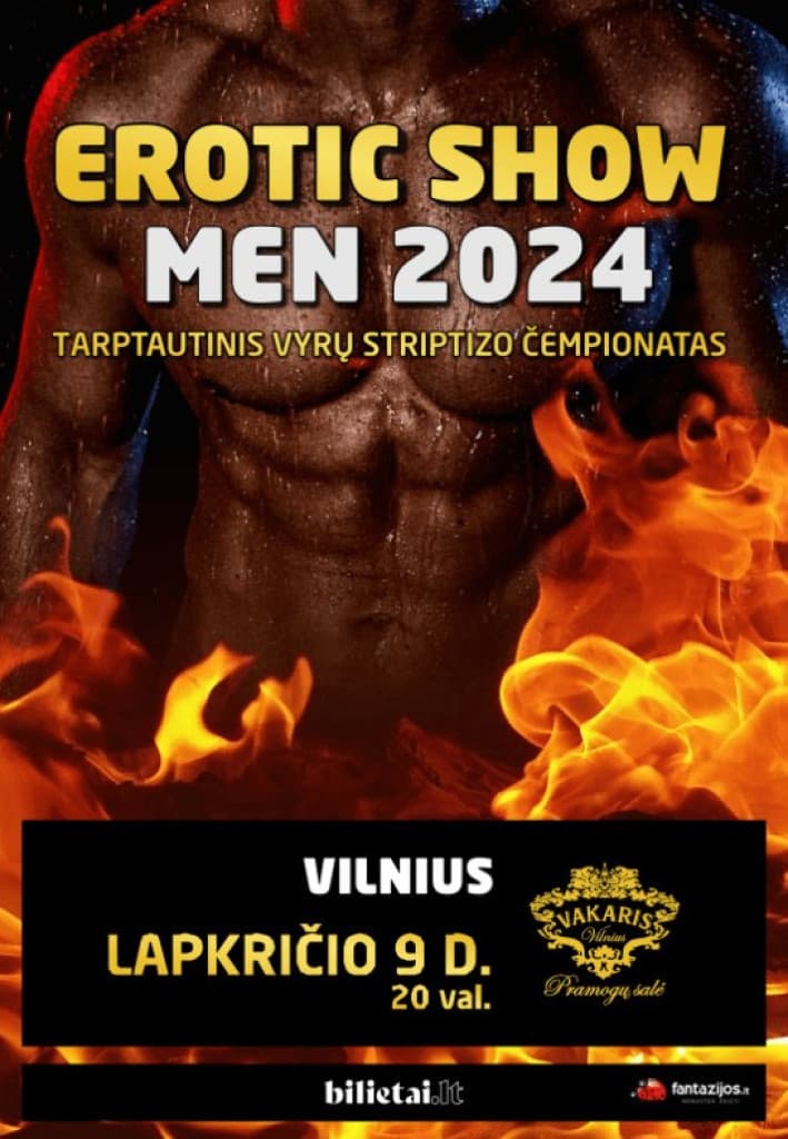 EROTICshowMEN 2024. Międzynarodowe Mistrzostwa Striptizu Mężczyzn