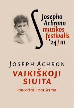 Koncertas visai šeimai ''Vaikiškoji siuita'': Aidas Ašmonas, ansamblis ''ARTISTICO'' poster