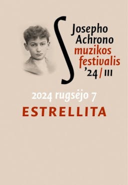 ''Estrellita'': Dalia Dėdinskaitė (smuikas), Walter Delahunt (fortepijonas) poster