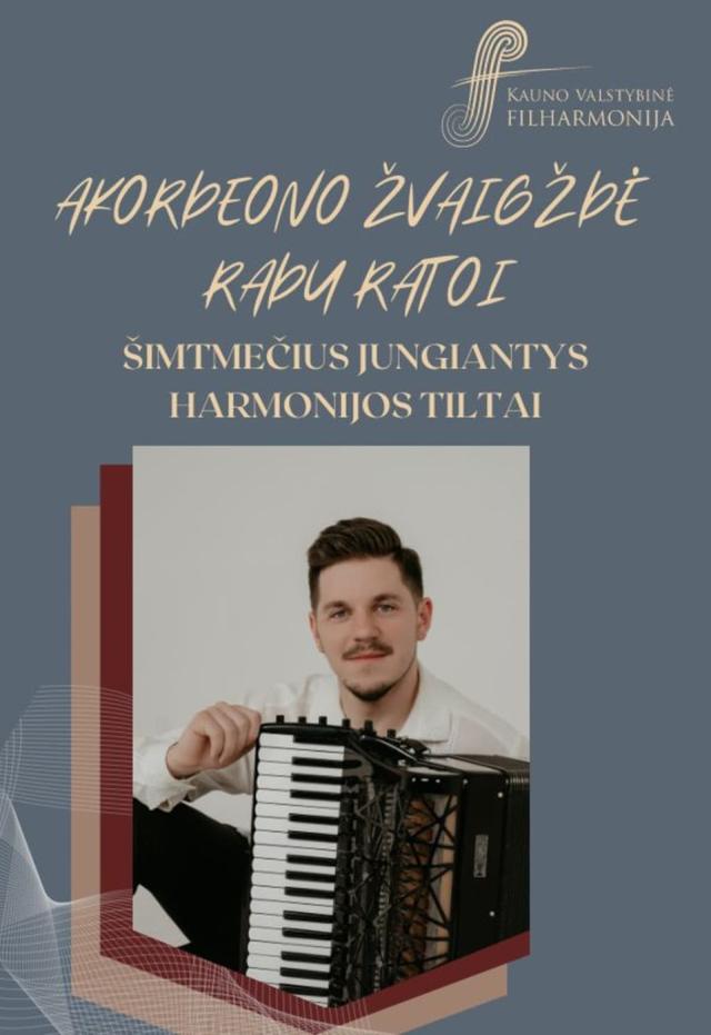 Akordeono žvaigždė Radu Ratoi: Šimtmečius jungiantys harmonijos tiltai