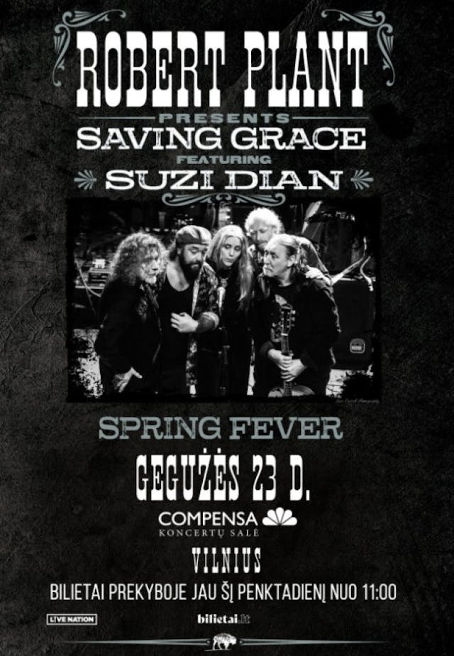 Robert Plant Presents: Saving Grace featuring Suzi Dian