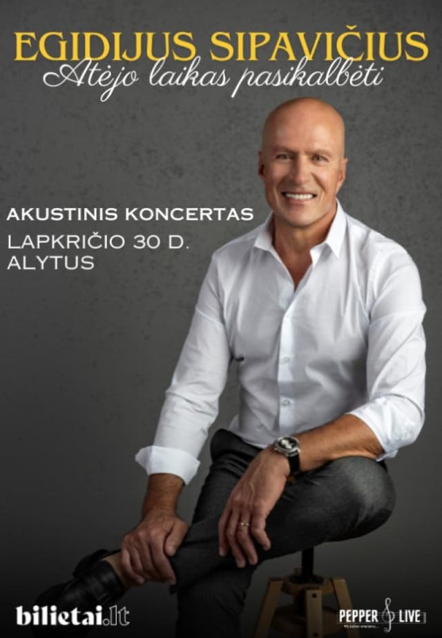 Egidijus Sipavičius | Koncert akustyczny