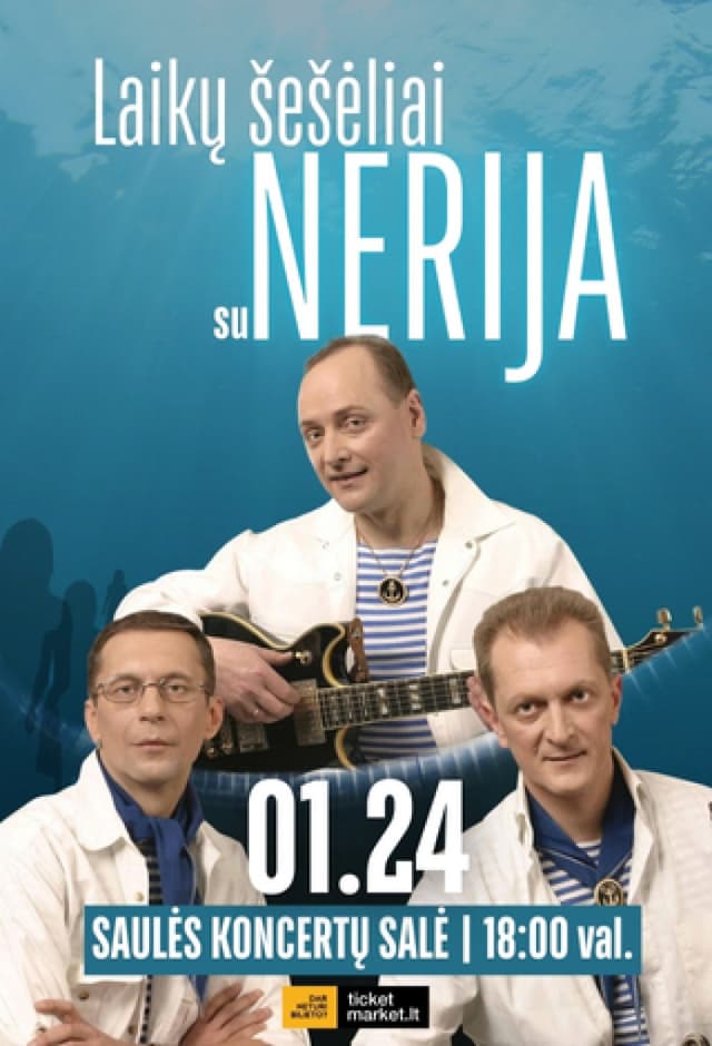 Legendinės grupės NERIJA koncertas „Laikų šešėliai su Nerija“