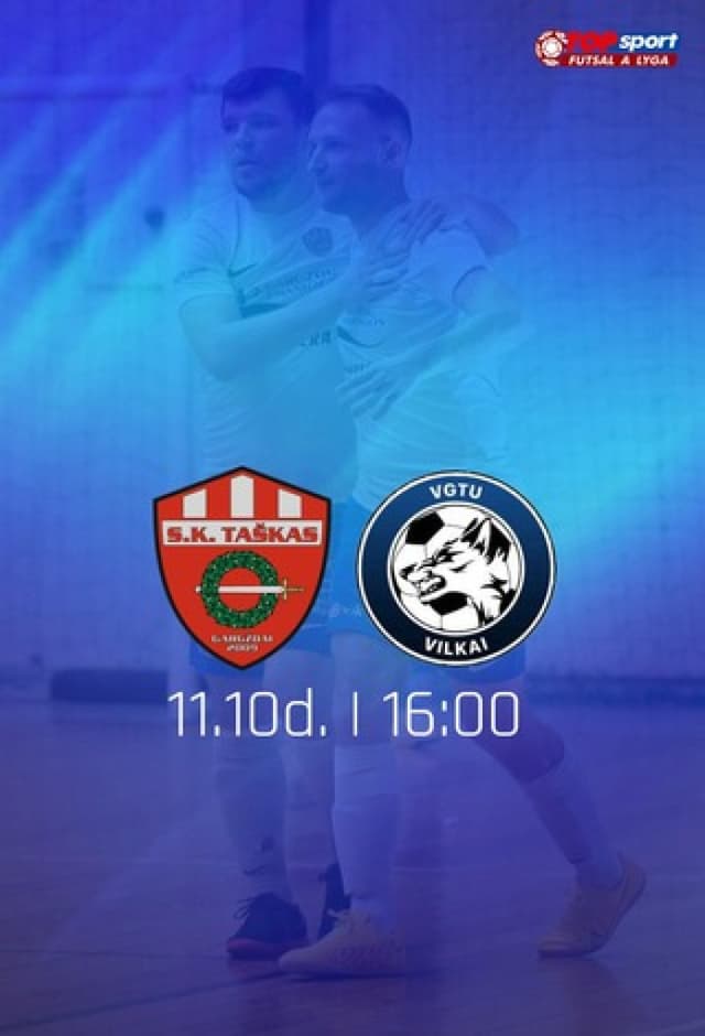 TOPsport Futsal A lyga: "Gargždų Pramogos" - "VGTU-Vilkai"