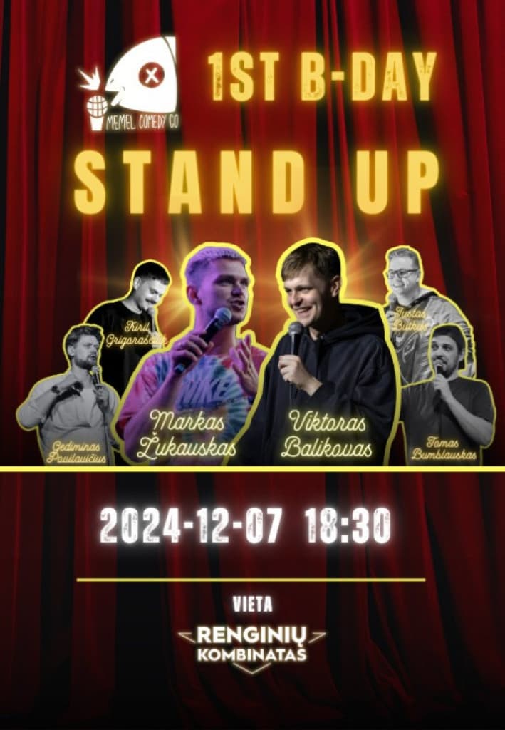 STAND UP 1st Memel Comedy Co B-DAY