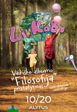 Presentation of LiuKaBu's children's album "Philosophy". poster