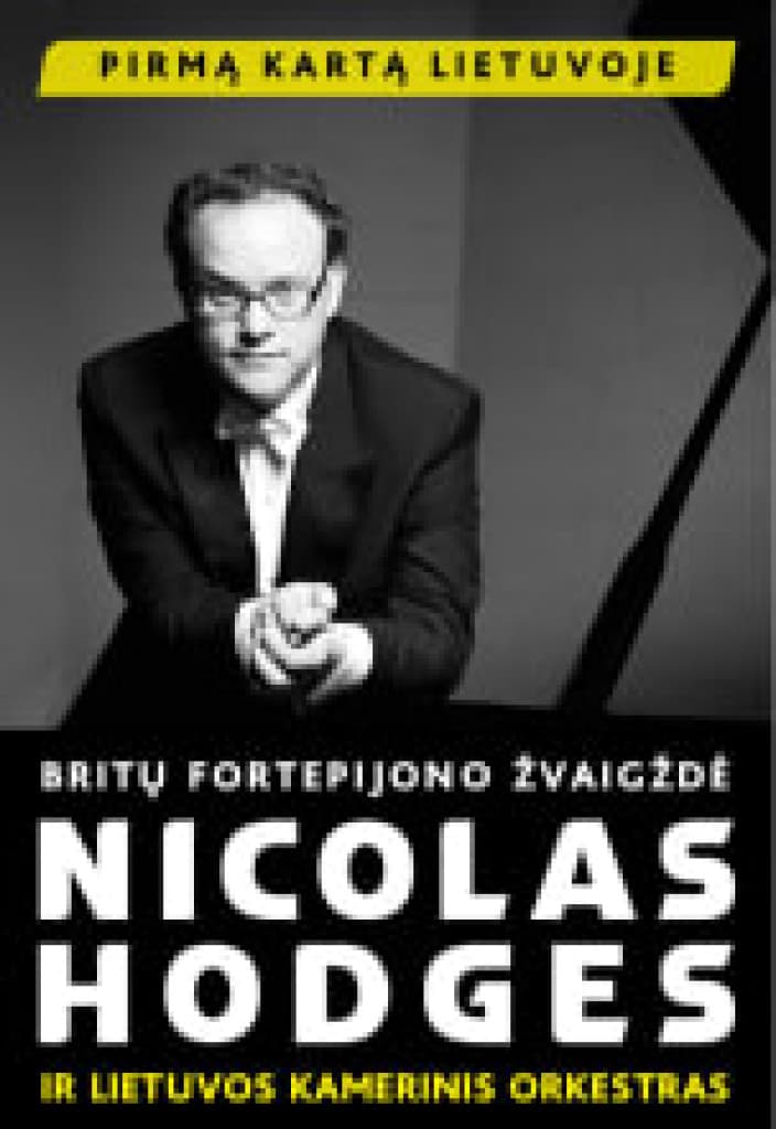 British piano celebrity NICOLAS HODGES and the Lithuanian Chamber Orchestra