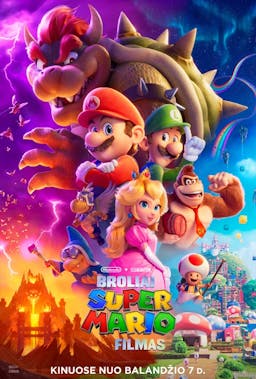 Broliai Super Mario. Filmas poster
