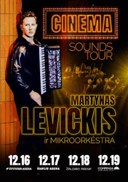MARTYNAS LEVICKIS | CINEMA SOUNDS TOUR poster