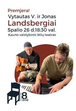 Vytauto V. ir Jono Landsbergių koncertas l SKRISK MEDŽIŲ VIRŠŪNĖMIS poster
