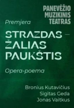 STRAZDAS - ŽALIAS PAUKŠTIS poster