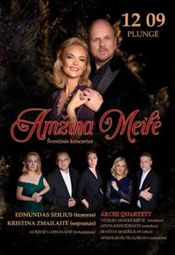 Koncertas ''AMŽINA MEILĖ'' poster