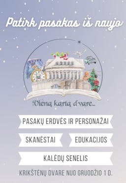 Kalėdų rezidencija ''Vieną kartą dvare..'' poster