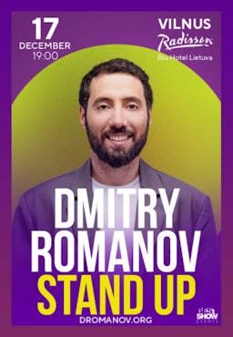 Dmitry Romanov Stand Up Show poster