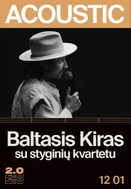 Baltasis Kiras su styginiu kvartetu poster