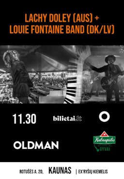 Lachy Doley Group (AUS) + Louie Fontaine & The Band (DK/LV) poster