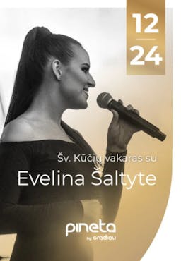 Šv. Kūčių vakaras su Evelina Šaltyte poster