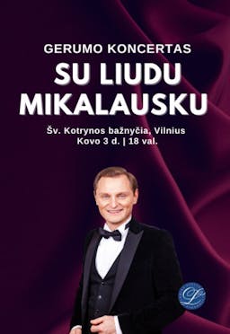 Gerumo koncertas su Liudu Mikalausku poster