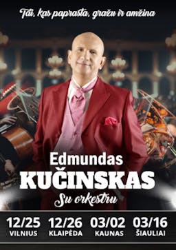 Edmundas Kučinskas su orkestru poster