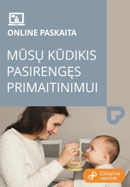 Web Seminaras ''Mūsų kūdikis pasirengęs primaitinimui!'' poster