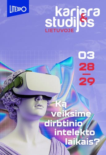 KARJERA & STUDIJOS Lietuvoje 2024 poster
