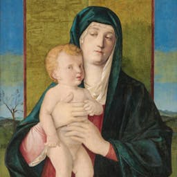 Džovanis Belinis: „Dievo Motina su Kūdikiu“ poster