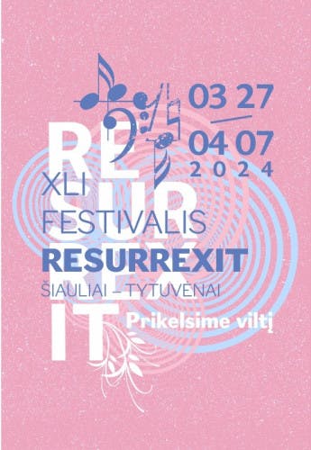 Festivalio RESURREXIT uždarymas poster
