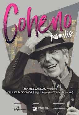 Dainotas Varnas & Kauno bigbendas COHENO PASAULIS poster