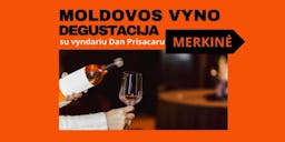 Moldovos vyno degustacija restorane "Dzūkynė" poster